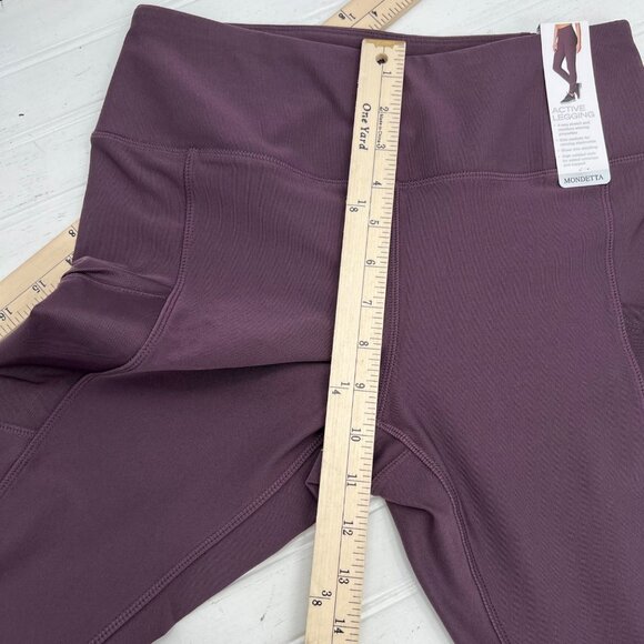 Mondetta Women's Purple Active Legging 4-Way Stretch Moisture-Wicking SZ SMALL - Picture 8 of 10